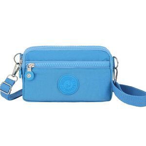 2663 Triple Capacity Change Pouch with Adjustable Wide Strap Crossover Bags